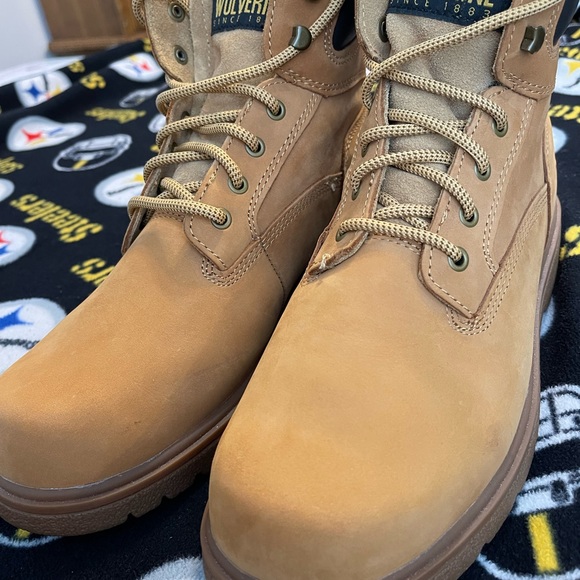 WOLVERINE BOOTS; SIZE 11; worn ONCE;  LIKE NEW; NO WEAR; new $165; now $79! - Picture 3 of 16